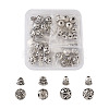 Kissitty Tibetan Style Alloy Guru Bead Sets PALLOY-KS0002-07AS-1