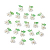 20Pcs Opaque Acrylic Pendants PALLOY-JF02870-1