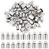 ARRICRAFT 60Pcs 6 Style 304 & 201 Stainless Steel Cord Ends STAS-AR0001-47-1