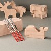 DIY Wood Carving Craft Kit DIY-E026-08-3