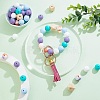 DIY Charm Keychain Wristlet Making Kit DIY-CA0004-51-5