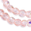 Transparent Glass Beads Strands EGLA-N028-01A-A10-4