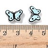 Transparent Glass Enamel Beads LAMP-C023-03F-4