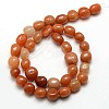 Natural Red Aventurine Nuggets Beads Strands G-L154-12-3