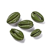 Baking Paint Cowrie Shell Beads SSHEL-M023-01H-1