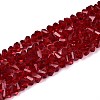 Transparent Glass Beads Strands X-GLAA-N018-4mm-26-1