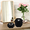 Flock Jewelry Necklace Organizer Display Stands ODIS-WH0009-33-8