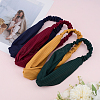 4Pcs 4 Colors Polyester Elastic Headbands OHAR-DJ0001-23A-3
