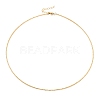 Ion Plating(IP) 304 Stainless Steel Necklaces STAS-D084-31G-1