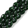 Transparent Glass Beads Strands X-EGLA-N013-T10mm-D15-1