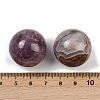 Natural Amethyst Lace Agate Sphere Beads G-H325-02-3