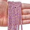 Dyed Synthetic Imperial Jasper Beads Strands G-Z089-A03-D-2