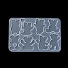 Bear DIY Pendant Silhouette Silicone Molds SIL-F010-02-4