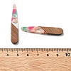 Resin and Walnut Pendants FIND-R051-08D-3
