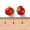 304 Stainless Steel Enamel Charms STAS-B100-06G-12-3