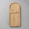 Arch Wood Tea Serving Tray AJEW-WH20008-01A-1