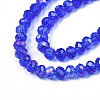 Electroplate Glass Beads Strands LS-EGLA-A034-T1mm-B27-3