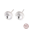 925 Sterling Silver Ear Stud Findings STER-K167-043E-S-7