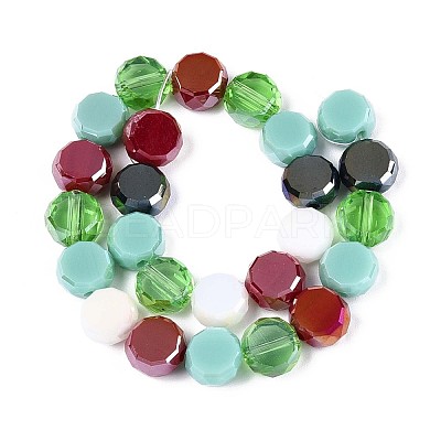 Electroplate Glass Beads Strands EGLA-N022-03A-A05-1