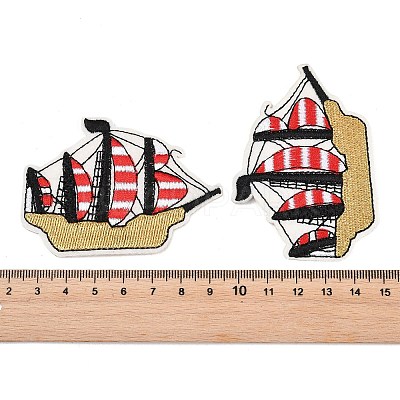 Polyester Computerized Embroidery Cloth Iron on Sew on Patches PATC-L001-18-1