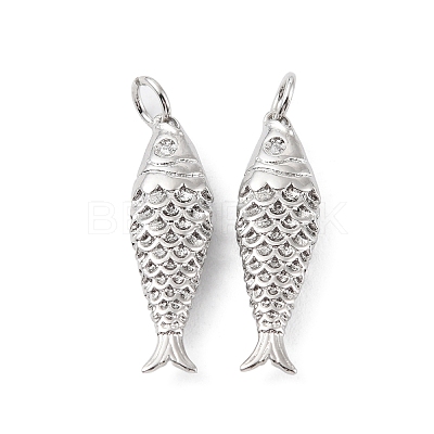 Rack Plating Brass Pendants KK-C021-06P-1