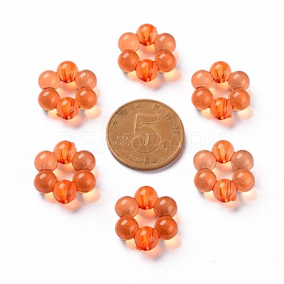 Transparent Acrylic Bead Frames TACR-S153-01A-84-1