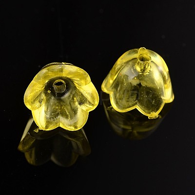 Transparent Acrylic Beads X-PL548-2-1