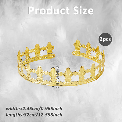 Iron Hair Band Findings FIND-WH0148-235-1