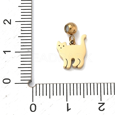 304 Stainless Steel Pendants STAS-K323-01D-G-1