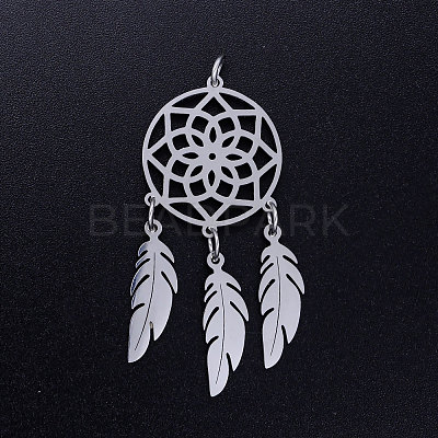 Non-Tarnish 201 Stainless Steel Pendants STAS-S105-JN355-1-1