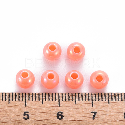 Opaque Acrylic Beads MACR-S370-D6mm-SS2109-1