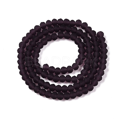 Transparent Glass Beads Strands EGLA-A044-T3mm-MD15-1
