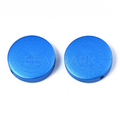 Painted Natural Wood Beads WOOD-S057-069B-1