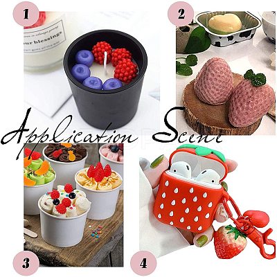 3D Fruits Food Grade Silicone Molds Kits DIY-PH0004-76-1