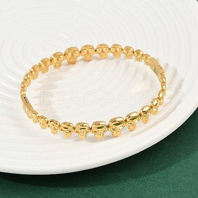 304 Stainless Steel Hinged Bangles for Women BJEW-C114-05G-1