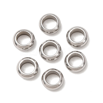 Tarnish Resistant Ring 304 Stainless Steel Spacer Beads STAS-N020-11-5mm-1