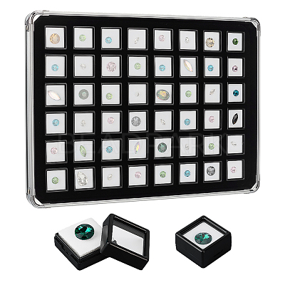 48 Grids Aluminum Boxes CON-WH0086-235C-1