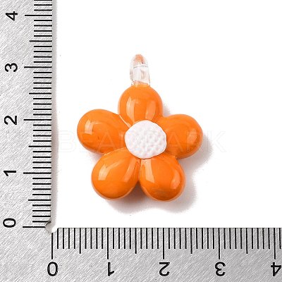 Handmade Lampwork Pendants LAMP-K043-02B-1
