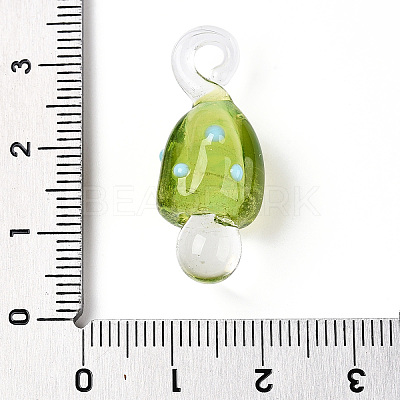 Handmade Lampwork Pendants LAMP-T021-23E-1