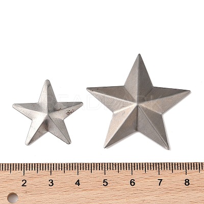 (Defective Closeout Sale: Eusting)90Pcs 3 Style Iron Display Decorations IFIN-XCP0001-33-1
