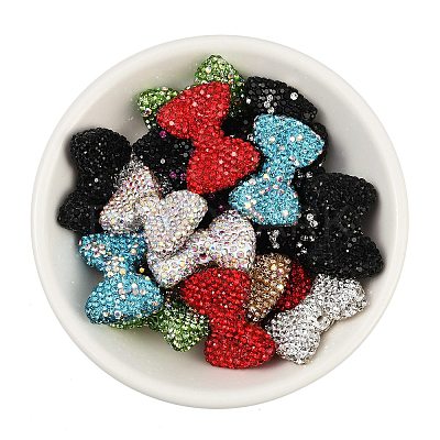 Polymer Clay Rhinestone Beads RGLA-D050-03-1