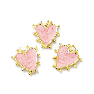 Rack Plating Brass Enamel Pendants X-KK-D074-03G-01-1