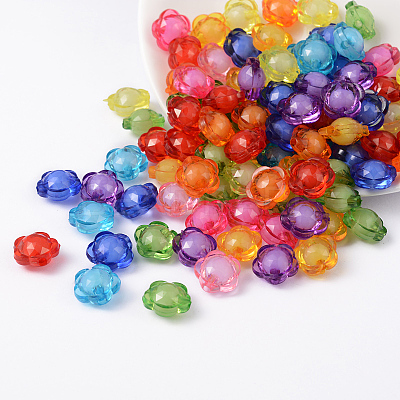 Transparent Acrylic Beads TACR-S104-M-1