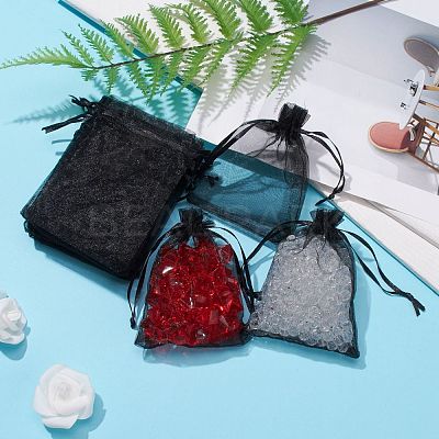 Organza Gift Bags with Drawstring OP-R016-9x12cm-18-1