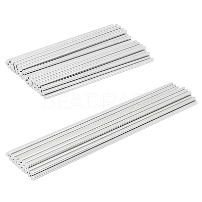 60Pcs 2 Styles 304 Stainless Steel Rods STAS-BC0003-68-1