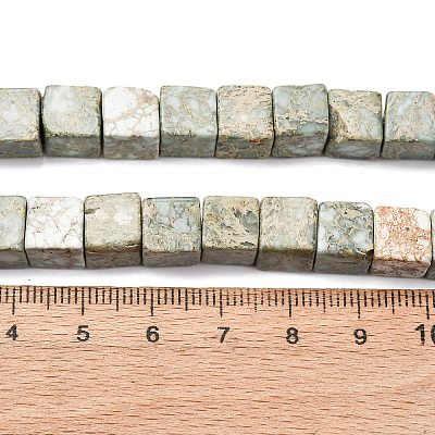 Natural Variscite Beads Strands G-B155-C05-8x8mm-1