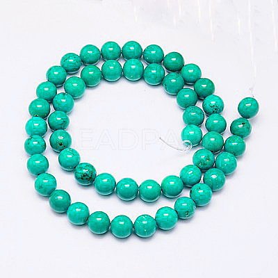 Natural Magnesite Beads Strand TURQ-G096-6mm-1