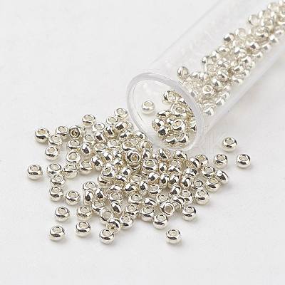 FGB 8/0 Grade A Round Glass Seed Beads SEED-N002-C-0563-1