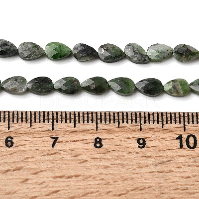 Natural Green Diopside Beads Strands G-B159-A17-1