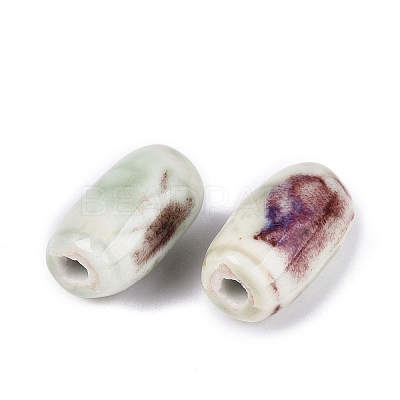 Vintage Handmade Porcelain Beads PORC-N013-12-15-1